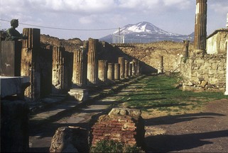 Pompeii with Vesuvius