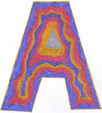 Illuminated letter Ashley 7X 2010