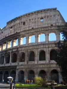 The Colosseum - a legacy of great architecture and blood sports (photo kindly provided by Dee McQueen)